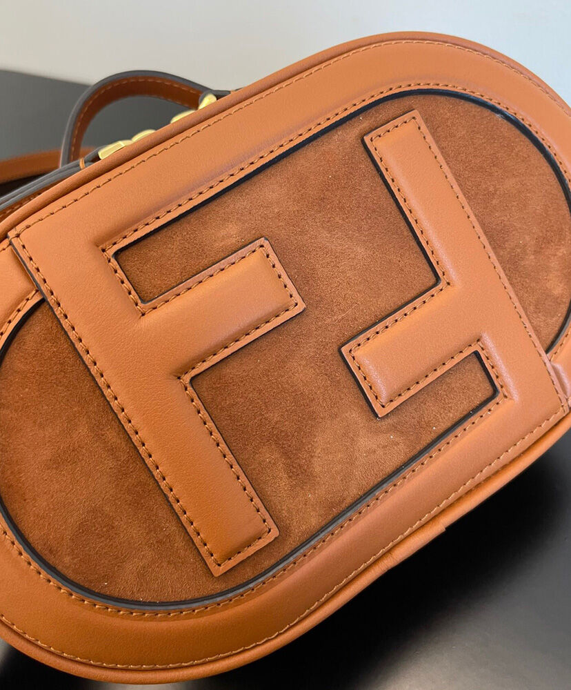 Fendi Mini Camera Case Bag 8BS058 Brown